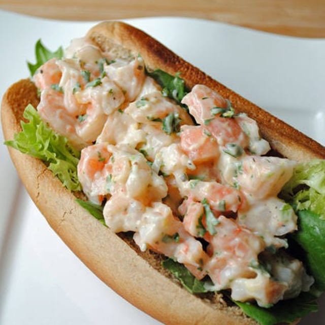 Shrimp Salad Roll.