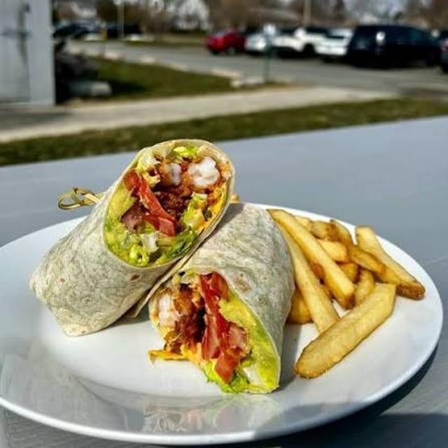 Shrimp BLT Wrap.